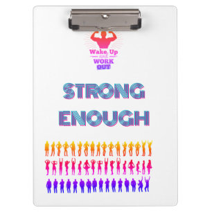 ausreichend stark klemmbrett