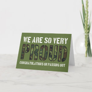 Ausreise Parade Camouflage Proud British Army Karte