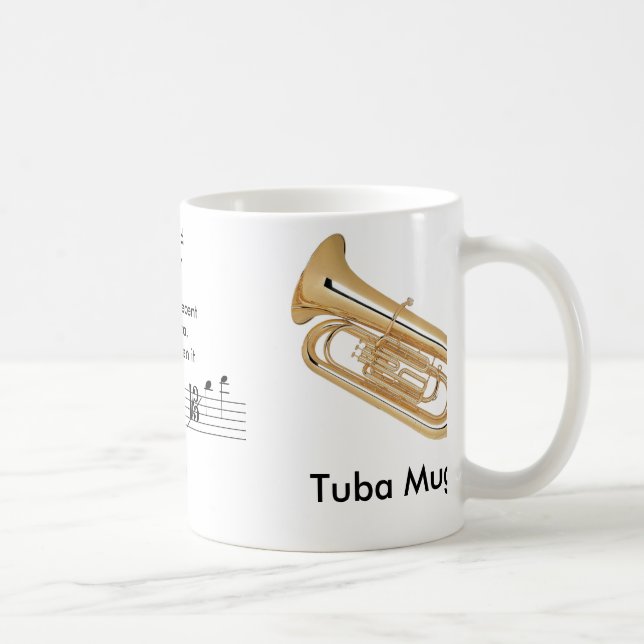Ausrichtung. (11 Unze.) Tuba-Tasse für den Kaffeetasse (Rechts)