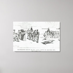 Ausrichtungs-Stände Leinwanddruck