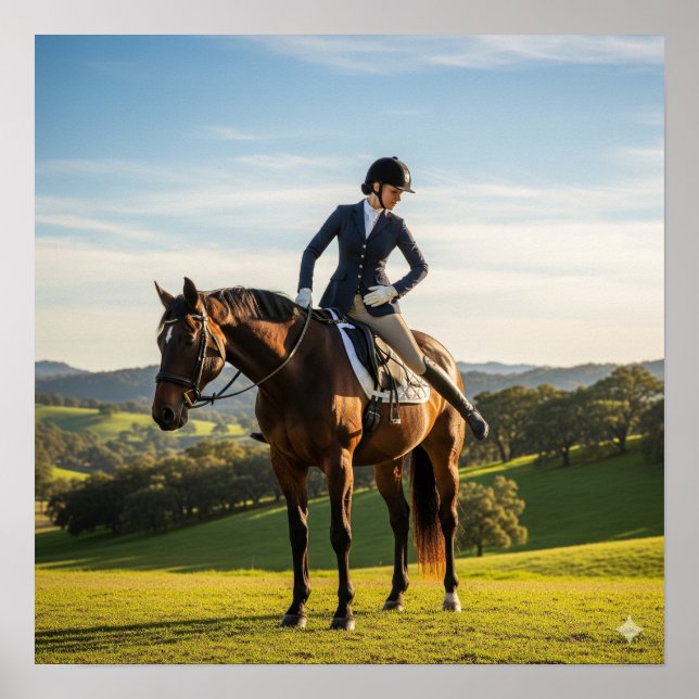 Ausrottung des Pferdes Poster (Vorne)