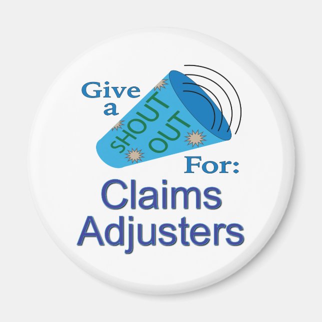 Ausruf für Schadensregulierer Magnet (Vorne)