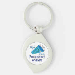 Ausrufen für Analysten im Beschaffungswesen Schlüsselanhänger