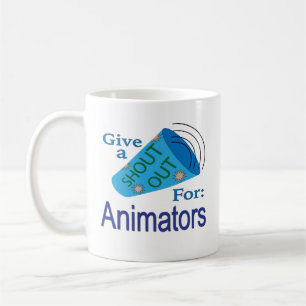 Ausrufen für Animatoren Kaffeetasse