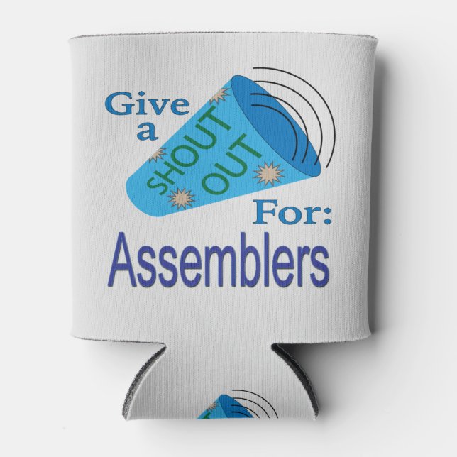 Ausrufen für Assembler Dosenkühler (Vorderseite)