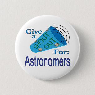 Ausrufen für Astronomen Button