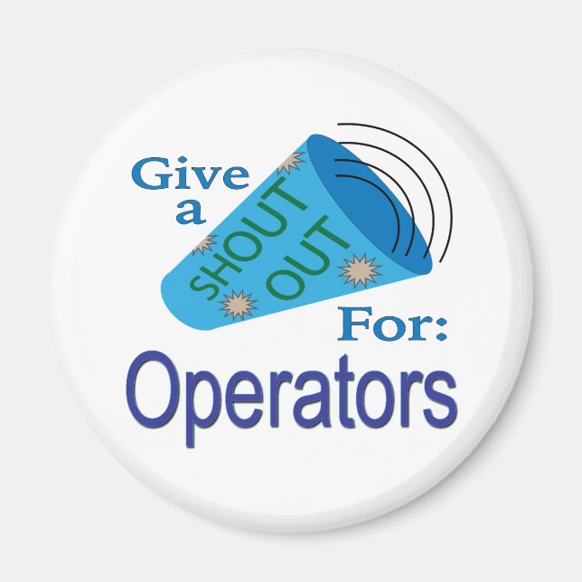 Ausrufen für Betreiber Magnet (Vorne)