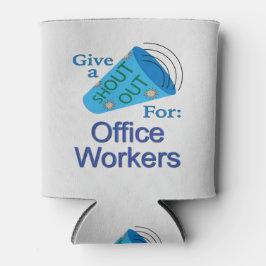 Ausrufen für Büroangestellte Dosenkühler