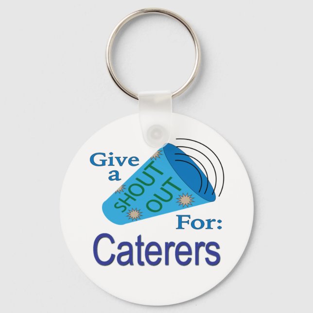 Ausrufen für Caterer Schlüsselanhänger (Vorderseite)