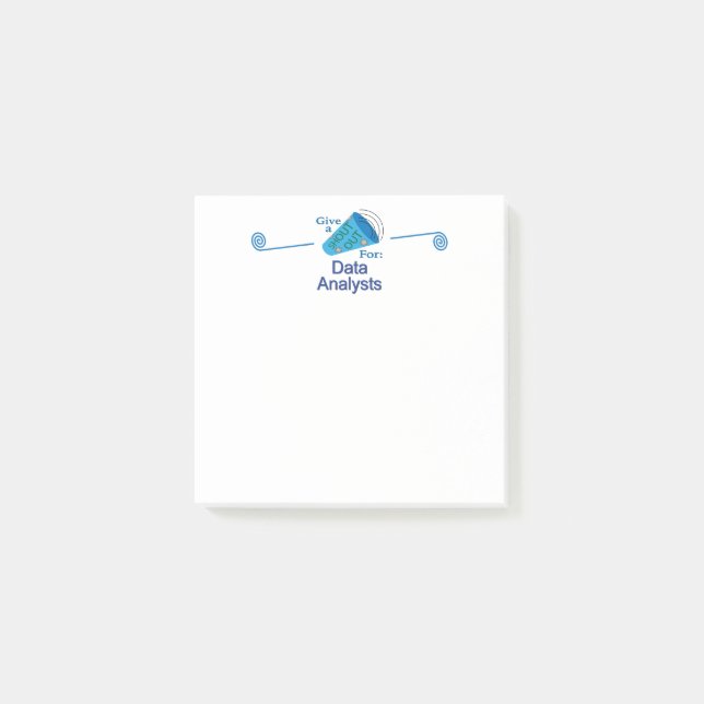 Ausrufen für Datenanalytiker Post-it Klebezettel (Vorderseite)
