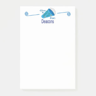 Ausrufen für Deacons Post-it Klebezettel