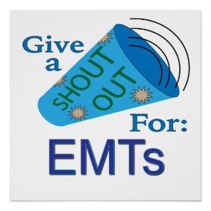 Ausrufen für EMTs Poster