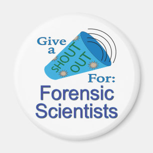 Ausrufen für forensische Wissenschaftler Magnet