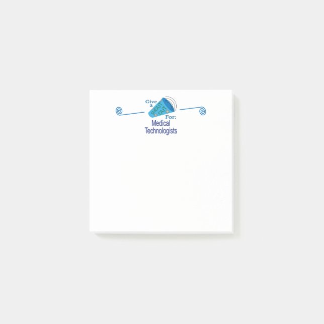 Ausrufen für Medizintechniker Post-it Klebezettel (Vorderseite)