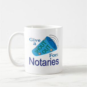 Ausrufen für Notare Kaffeetasse