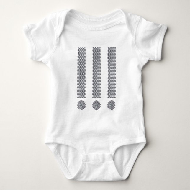 Ausrufezeichen Baby Strampler (Vorderseite)