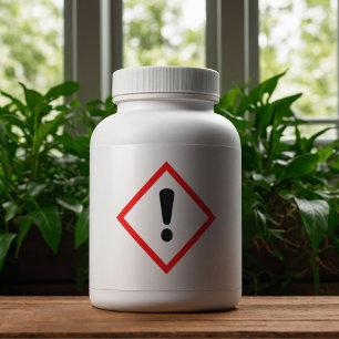 Ausrufezeichen-Gefahrenzeichen Aufkleber