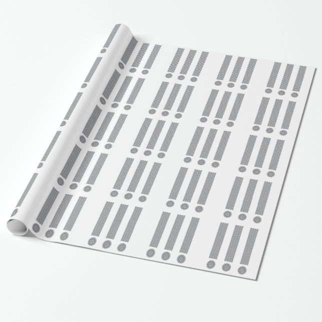 Ausrufezeichen Geschenkpapier (Ungerollt)