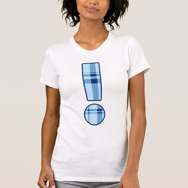 Ausrufs-Punktdamen-T - Shirt (Vorderseite)