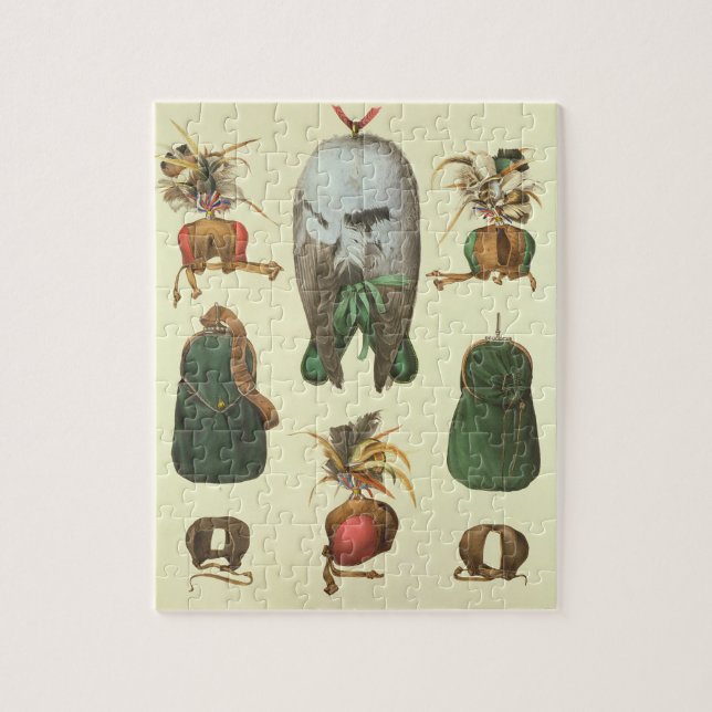 Ausrüstung für Falknerei, von 'Traite de Puzzle (Vertikal)