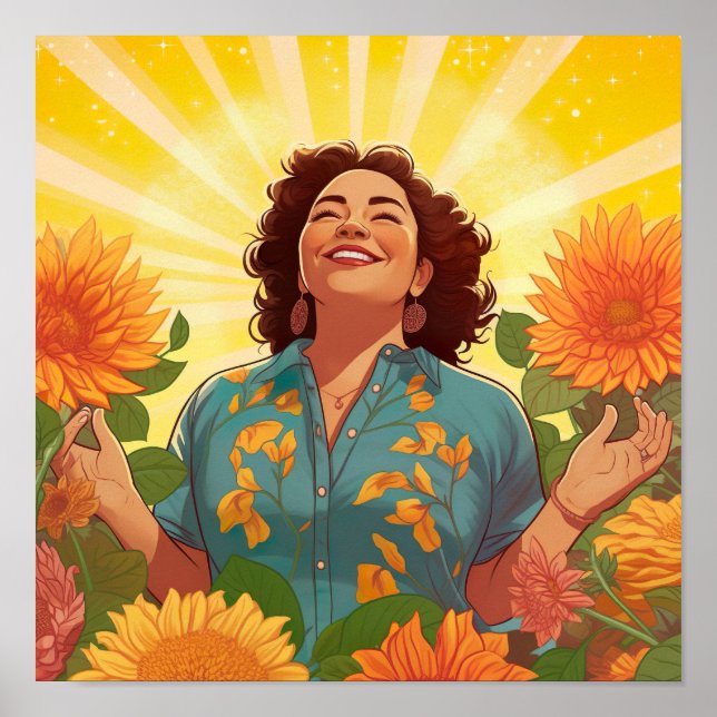 Aussäen und Wachstum: Anerkennung der Printwerbung Poster (Vorne)