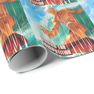 Ausschalten des 1-Wrapping Paper Geschenkpapier