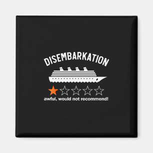Ausschiffung furchtbar nicht zu empfehlen magnet