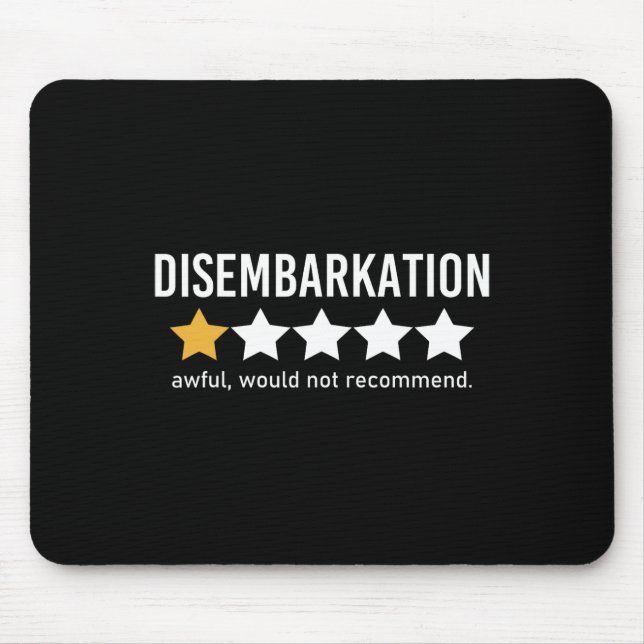Ausschiffung Fürchterlich Würde Nicht Empfehlen Lu Mousepad (Vorne)
