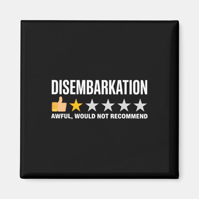 Ausschiffung Schrecklich Würde Nicht Empfehlen Lus Magnet (Vorne)