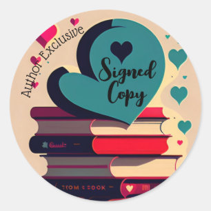 Ausschließliche unterzeichnete Kopie Runder Aufkleber