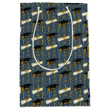 Ausschmückung Blau und Gold Abschluss