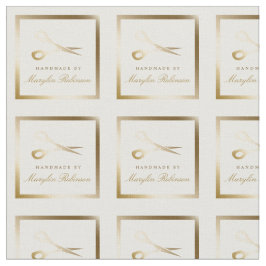 Ausschneiden und Nähen | Weißscheren und Goldscher Stoff