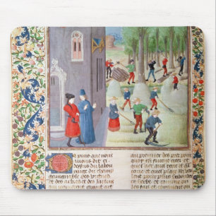 Ausschnitt-Bäume und Ernten Mousepad