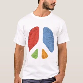 Ausschnitt-Frieden T-Shirt