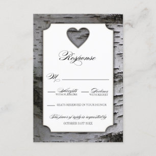 Ausschnitt-Herz-Birken-Baum-Barken-Hochzeit UAWG RSVP Karte