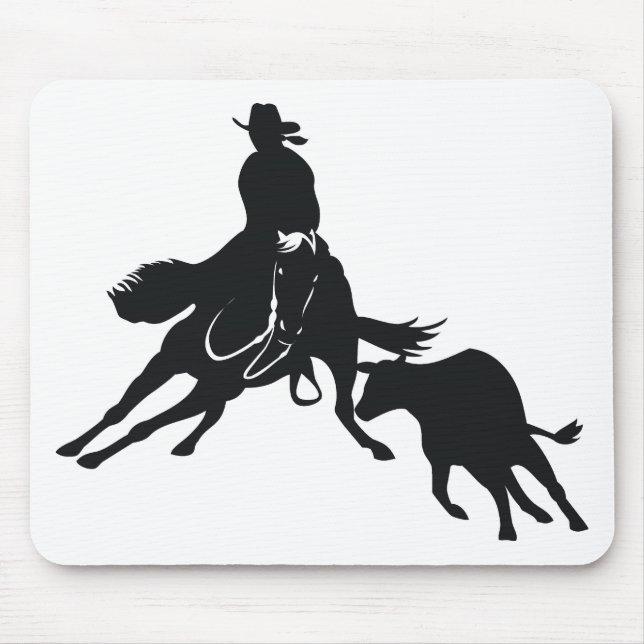 Ausschnittpferd und -kuh mousepad (Vorne)