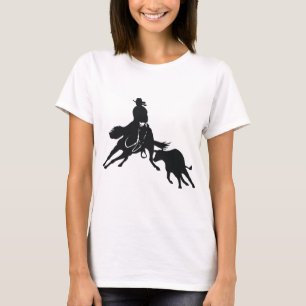 Ausschnittpferd und -kuh T-Shirt