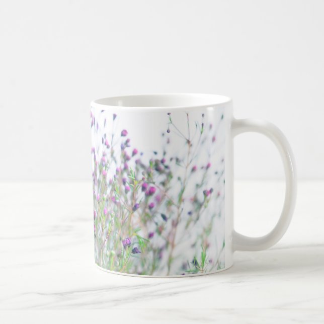 Ausschreibende Blume Kaffeetasse (Rechts)