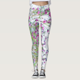 Ausschreibende Blume Leggings