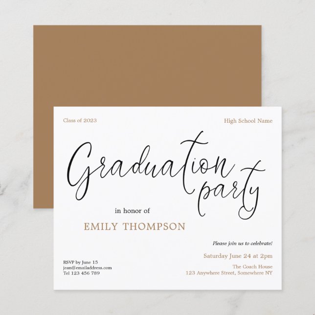 Ausschreibung 2024: Einladung zur Graduierungspart (Vorne/Hinten)