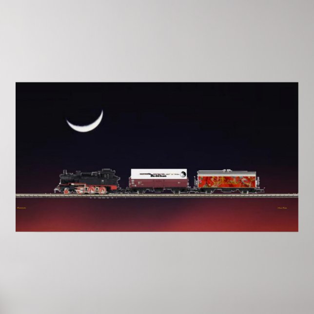 Ausschreibung für Lokomotiven Poster (Vorne)