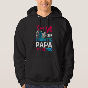 Ausschreibungen oder Bows Papa-Lieben Sie Geschlec Hoodie