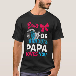 Ausschreibungen oder Bows Papa-Lieben Sie Geschlec T-Shirt