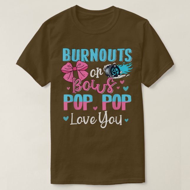 Ausschreibungen oder Bows Pop Pop Lieben Sie Gesch T-Shirt (Design vorne)