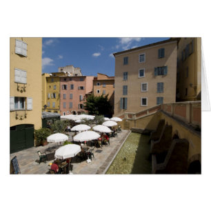 Außen-Café, Place de l'Eveche, Grasse,