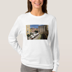 Außen-Café, Place de l'Eveche, Grasse, T-Shirt