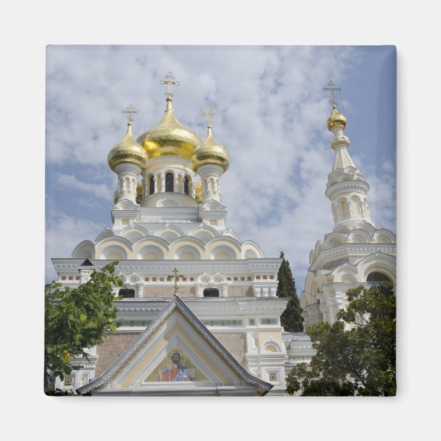 Außen der Kathedrale St. Alexander Nevsky Magnet (Vorne)