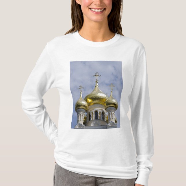Außen der Kathedrale St. Alexander Nevsky T-Shirt (Vorderseite)