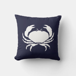 Außen Nautical CRAB weiße Marine umkehrbar Outdoo Kissen
