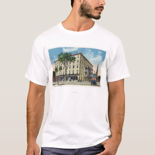 Außenansicht De Witt Hotel T-Shirt (Vorderseite)